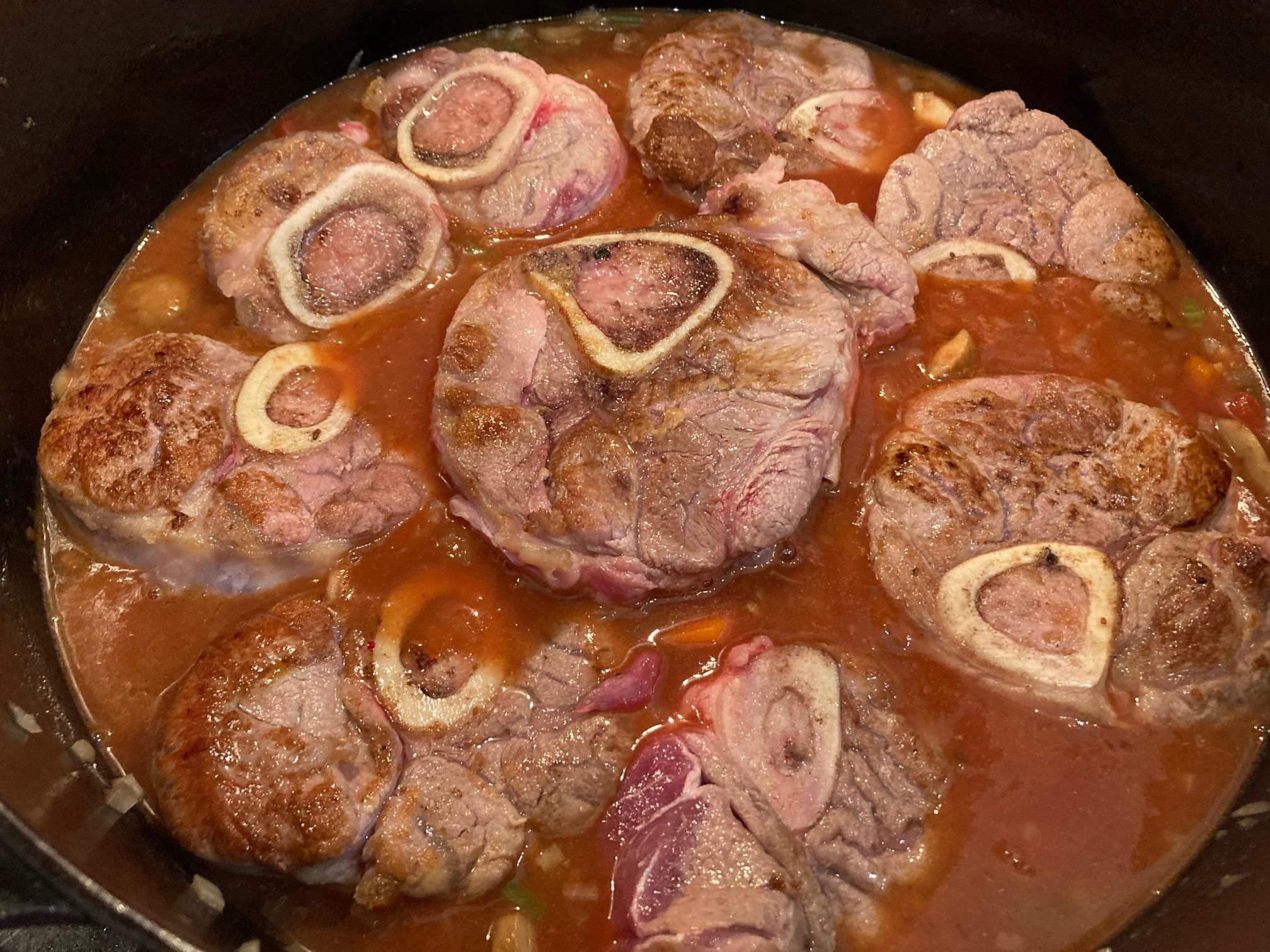 Osso buco classic with white wine
